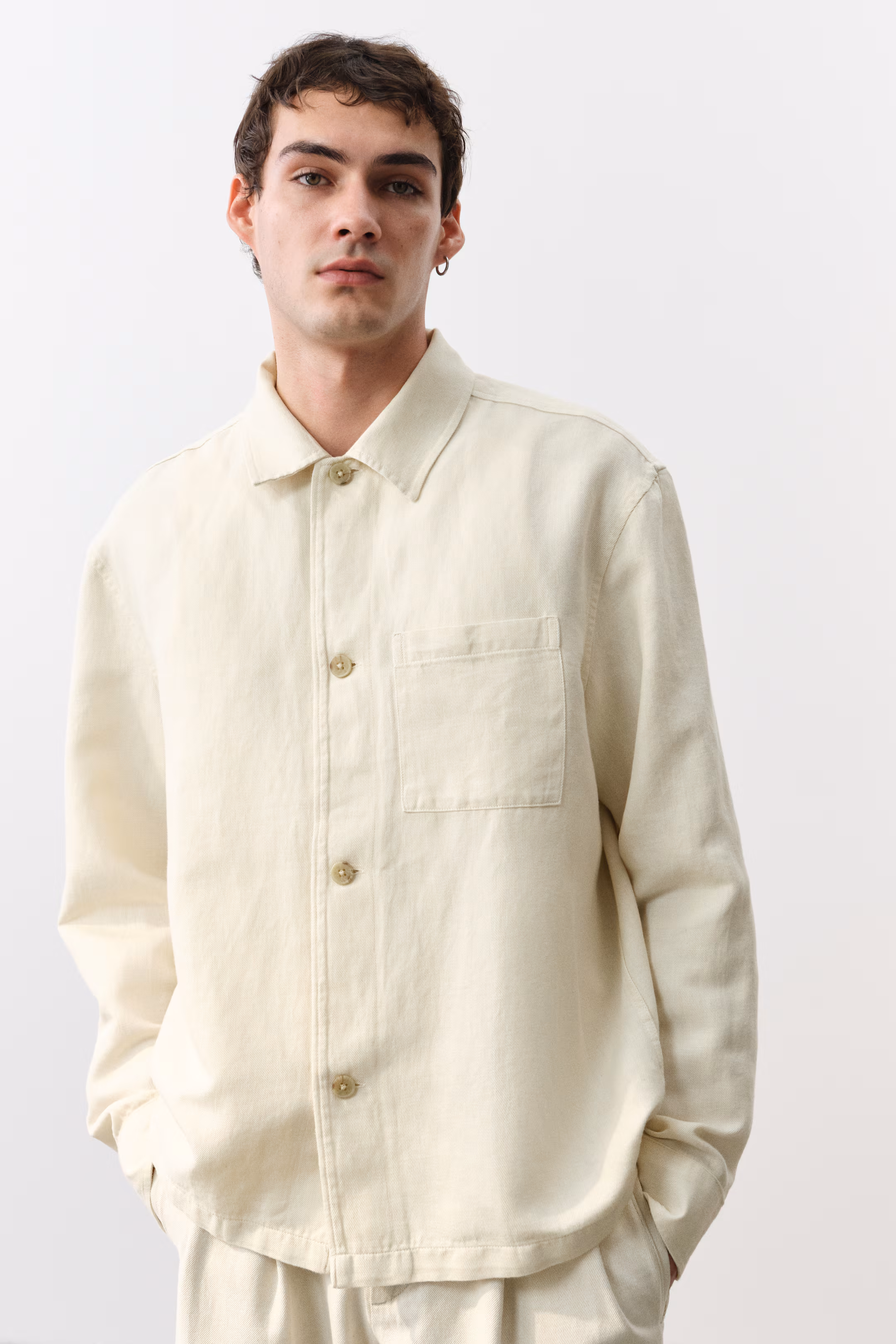 Linen overshirt